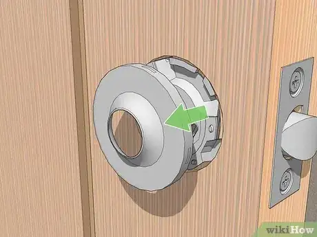 Cómo cambiar una cerradura (con imágenes) - wikiHow