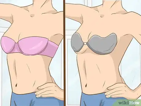 4 formas de ocultar los senos - wikiHow