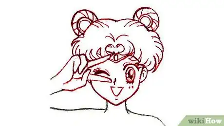Cómo dibujar a Sailor Moon: 6 Pasos (con imágenes)