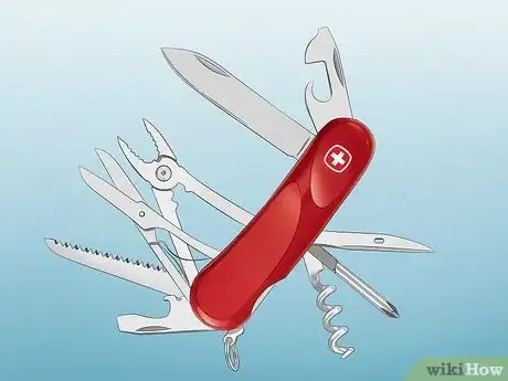 Instrucciones para usar una navaja suiza