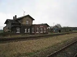Train station in Grieben