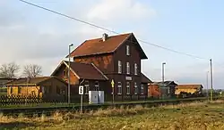 Train station in Holdorf