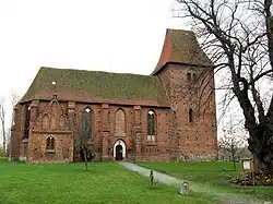 Medieval village church in Hornstorf