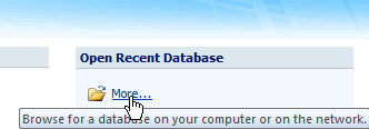 Find Existing Database