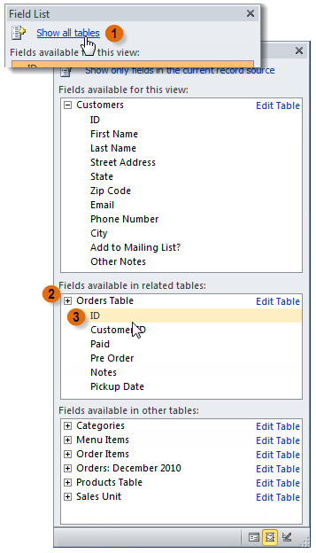 Selecting a field from another table