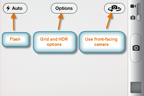 iPhone camera options