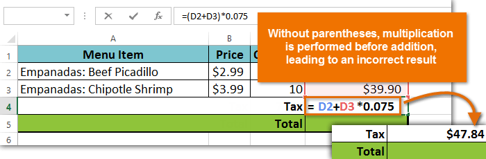 Screenshot of Excel 2013