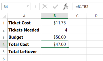 screenshot of excel 2013