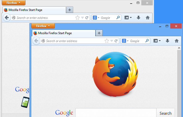 Screenshot of Firefox