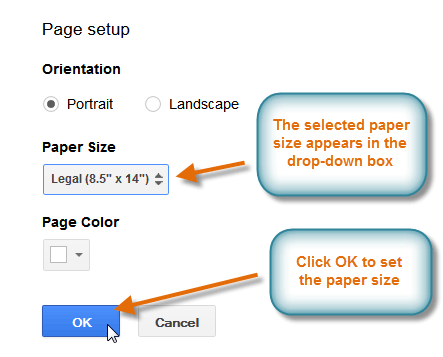 Screenshot of Google Documents