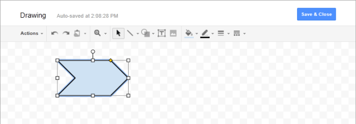 Screenshot of Google Documents