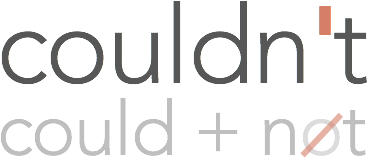 could + not = couldn't