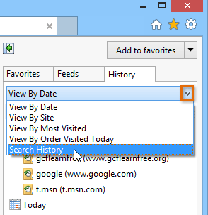 screenshot of Internet Explorer 11