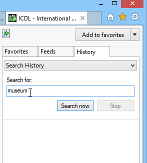 screenshot of Internet Explorer 11