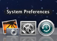 Opening System Preferences from the Dock