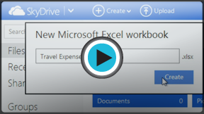 Launch "Creating and Opening Files in OneDrive" video!