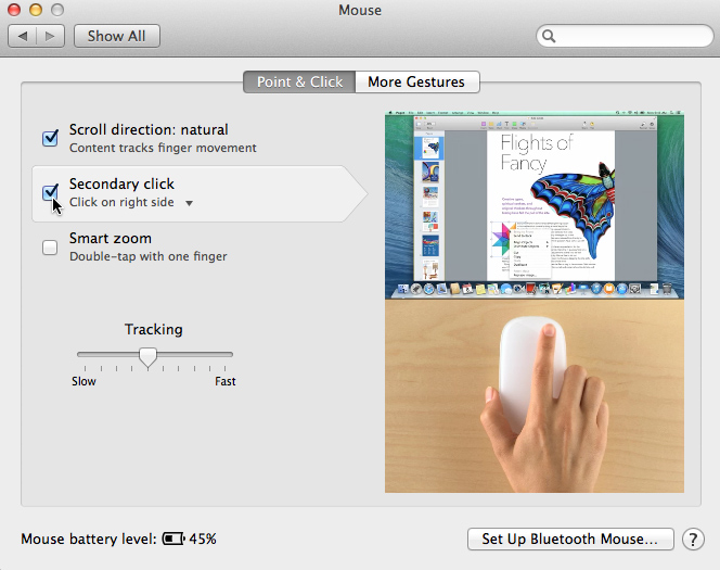 screenshot of OS X