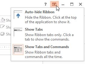 Screenshot of PowerPoint 2013