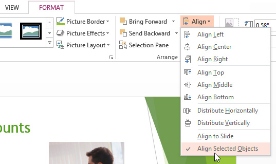 Screenshot of PowerPoint 2013