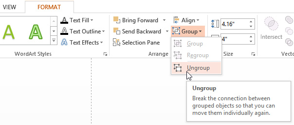 Screenshot of PowerPoint 2013