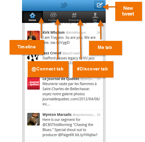 A Screenshot of Twitter on an Android Phone