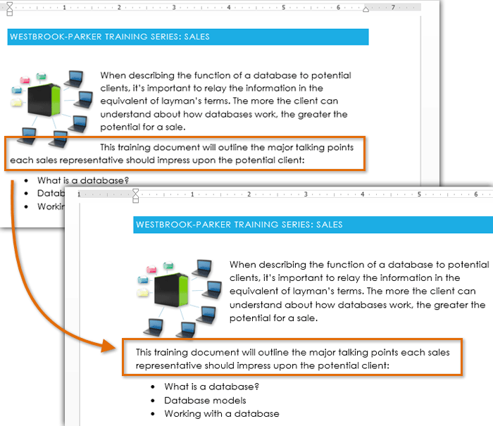 Screenshot of 

Word 2013