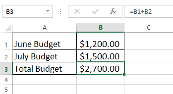 Screenshot of Excel 2013