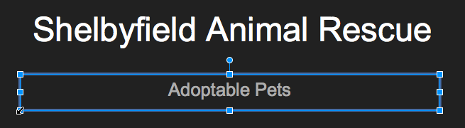 Resizing a placeholder