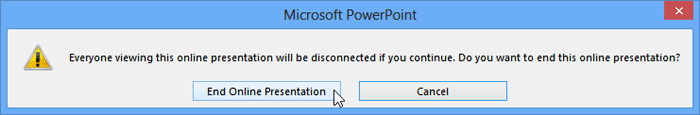 Screenshot of PowerPoint 2013