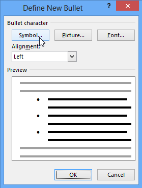 Screenshot of Word 2013