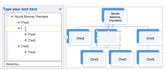 Screenshot of Word 2013