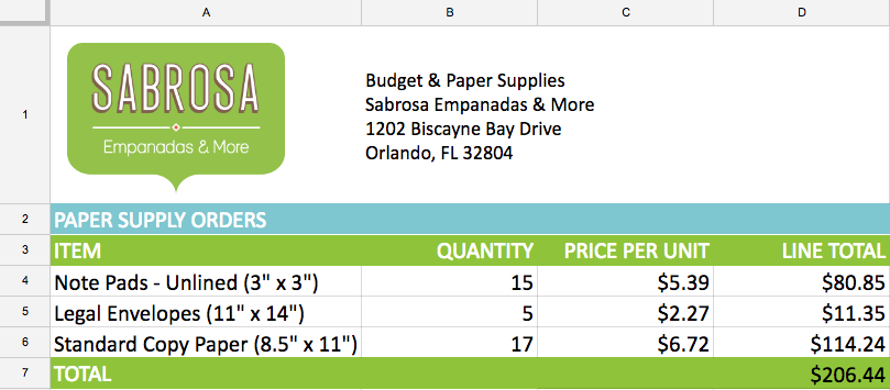 simple formulas challenge