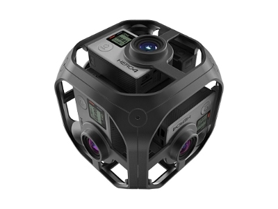 A photo of a GoPro Omni camera.