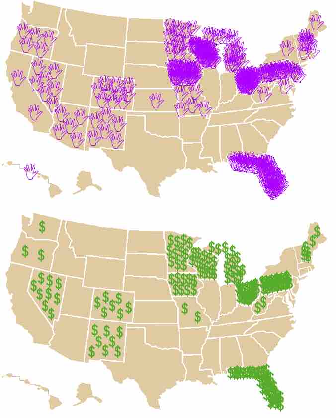 Campaign Attention to Swing States (2004)