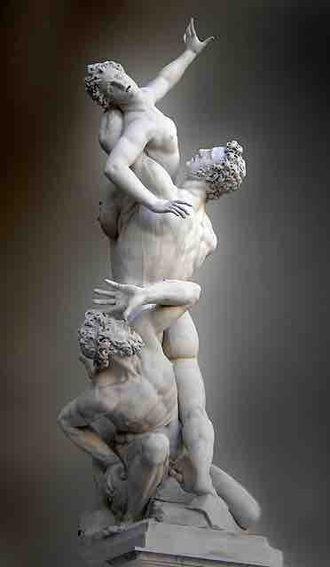 Rape of the Sabine Women, Giambologna, 1583, Florence