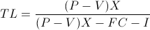 Total Leverage Equation 3