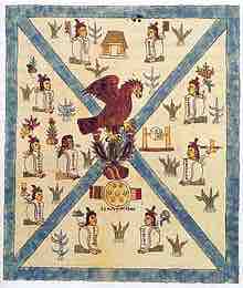 Page thirteen of the Aztec Codex Borbonicus