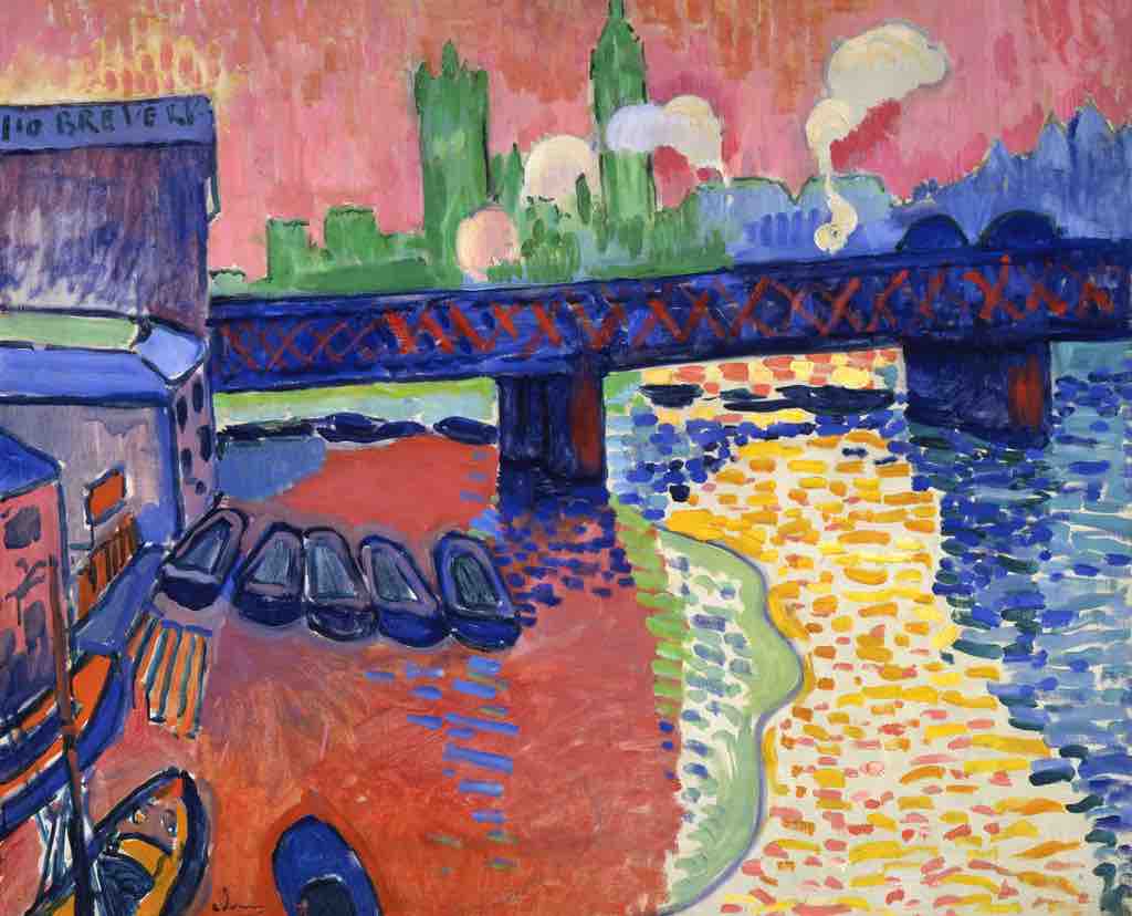 "Charing Cross Bridge, London" by André Derain, 1906