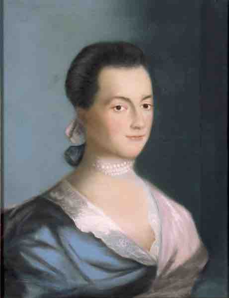 Abigail Adams, by Benjamin Blythe, 1766