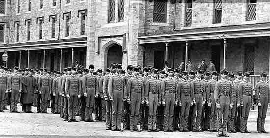 West Point cadets, ca. 1870