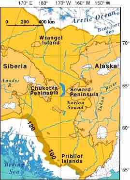 Beringia, Late Wisconsin Glaciation