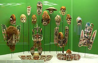 Malagan masks from the Ethnological Museum of Berlin