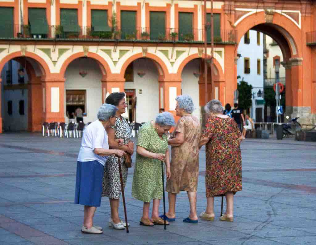 Elderly Women Gathering