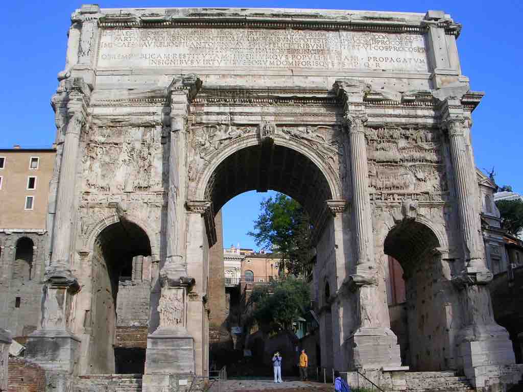 The Roman Arch of Septimius Severus
