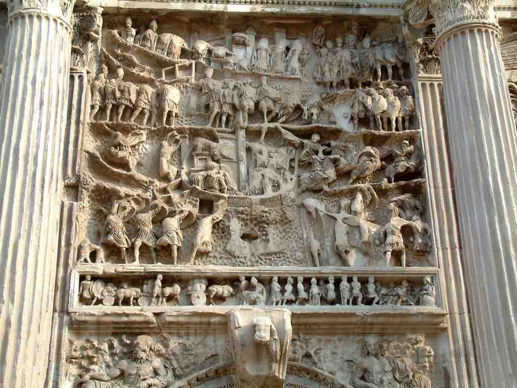 Detail of the Arch of Septimius Severus