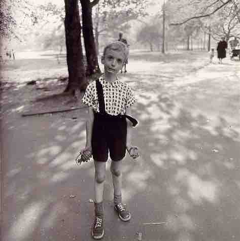 Diane Arbus, Child with Toy Hand Grenade in Central Park, 1962