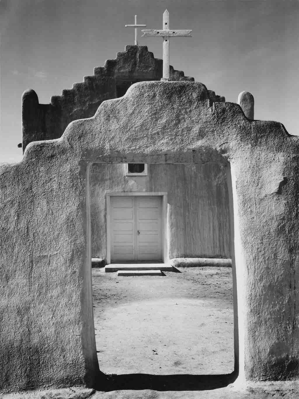 Ansel Adams, Church, Taos Pueblo
