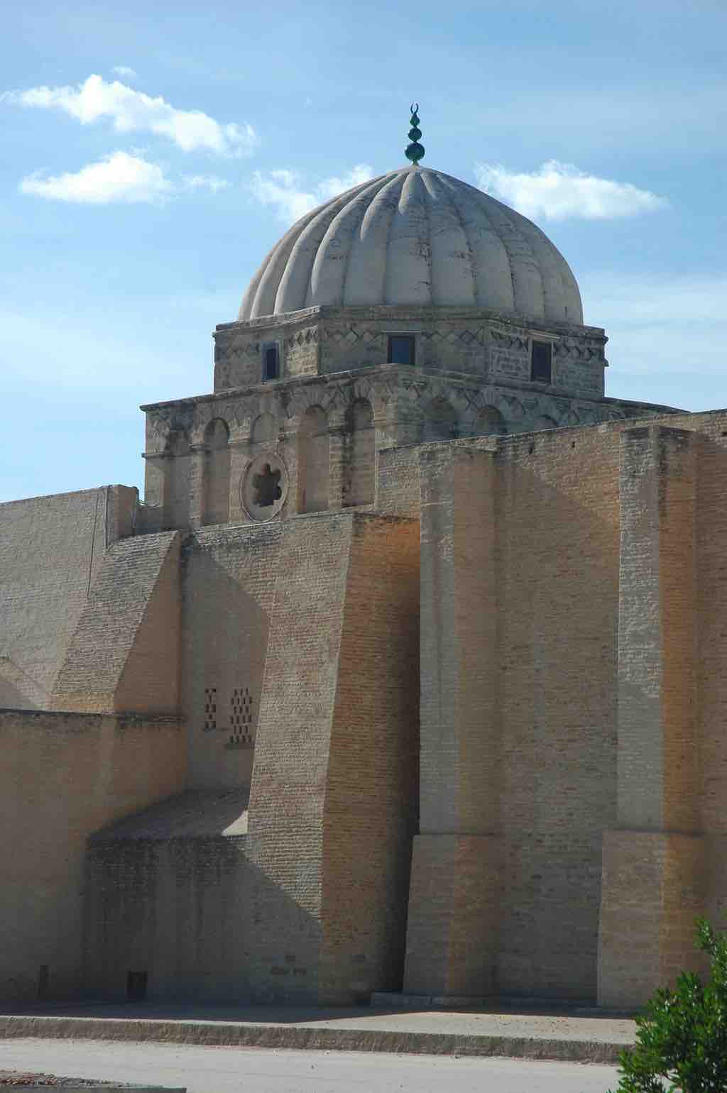 Dome of the mihrab (9th century) in the Great Mosque of Kairouan, also known as the Mosque of Uqba, in Kairouan, Tunisia