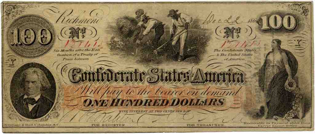Confederate Note Receivable