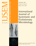 International Journal of Systematic and Evolutionary Microbiology (IJSEM)